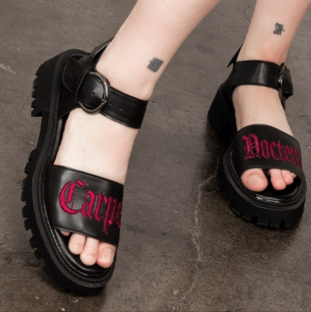 Disturbia Carpe Noctem Sandals - US 9